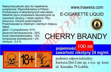 CHERRY-BRANDY 24mg/ml poj. 100ml DUETY INAWERA LIQUID