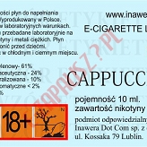 CAPPUCCINO 24mg/ml poj. 10ml BAYCA LIQUID