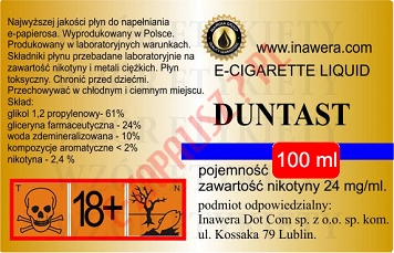 DUNTAST 24mg/ml poj. 100ml INAWERA LIQUID