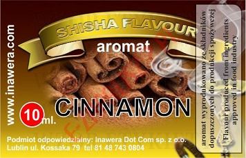 CINNAMON aromat naturalny 10ml E-Aromat typu shisha 