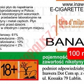 BANANA 18mg/ml poj. 100ml LIQUID INAWERA