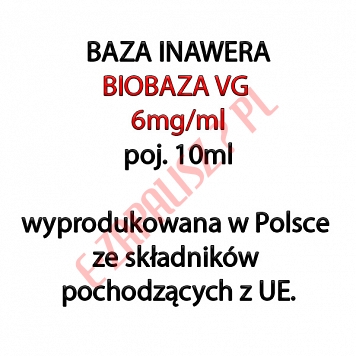 5 x INAWERA BIO BAZA 6mg/ml 10ml, komplet 5 sztuk (50ml)