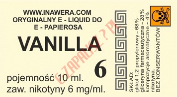 VANILLA  6mg/ml poj. 10ml BAYCA LIQUID