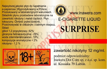 SUPRISE 12mg/ml poj. 10ml INAWERA LIQUID