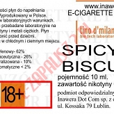 SPICY BISCUIT poj. 10ml LIQUID INAWERA bez nikotyny