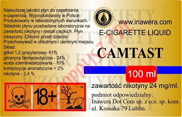 CAMTAST 24mg/ml poj. 100ml LIQUID INAWERA