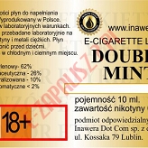 DOUBLE MINT  poj. 10ml INAWERA LIQUID bez nikotyny