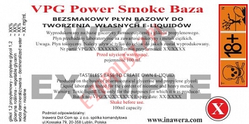 POWER SMOKE BAZA 100ml bez nikotyny