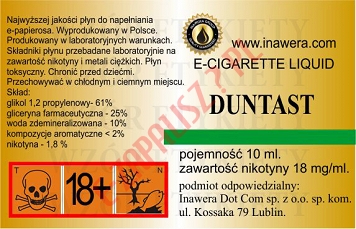 DUNTAST 18mg/ml poj. 10ml INAWERA LIQUID