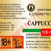 CAPPUCCINO 18mg/ml poj. 100ml INAWERA LIQUID