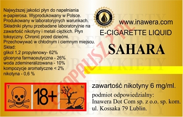 SAHARA  6mg/ml poj. 10ml INAWERA LIQUID