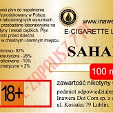 SAHARA poj. 100ml INAWERA LIQUID bez nikotyny