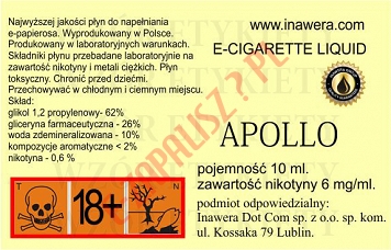 APOLLO  6mg/ml poj. 10ml BAYCA LIQUID