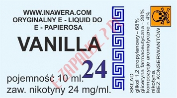 VANILLA 24mg/ml poj. 10ml BAYCA LIQUID