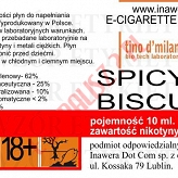 SPICY BISCUIT 12mg/ml poj. 10ml LIQUID INAWERA