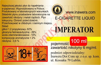 IMPERATOR  6mg/ml poj. 100ml INAWERA LIQUID