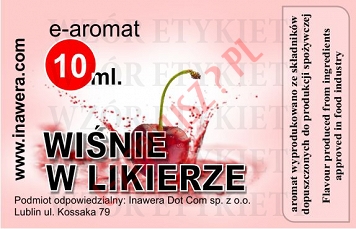 WIŚNIE W LIKIERZE E-Aromat 10ml - alko