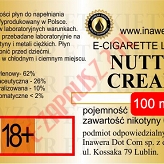 NUTTY CREAM  poj. 100ml INAWERA LIQUID bez nikotyny