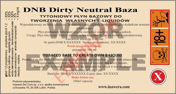 Dirty Neutral Baza 24mg/ml - 100ml