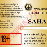 SAHARA poj. 10ml INAWERA LIQUID bez nikotyny