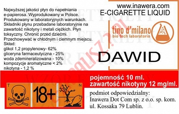 DAWID 12mg/ml poj. 10ml LIQUID INAWERA