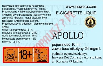 APOLLO 24mg/ml poj. 10ml BAYCA LIQUID