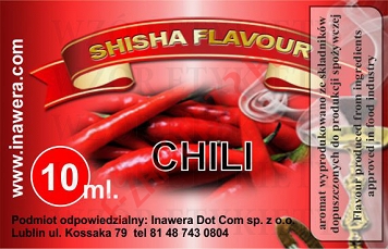 CHILI aromat naturalny 10ml E-Aromat typu shisha 