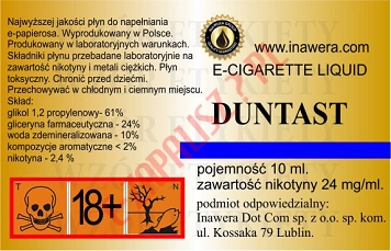 DUNTAST 24mg/ml poj. 10ml INAWERA LIQUID