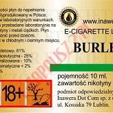 BURLEY 18/ml poj. 10ml INAWERA LIQUID