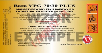 Baza VPG Plus 100ml bez nikotyny
