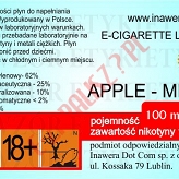 APPLE-MINT 12mg/ml poj. 100ml DUETY INAWERA LIQUID