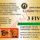 3 FIVE 18mg/ml poj. 10ml LIQUID INAWERA