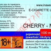 CHERRY-MINT 24mg/ml poj. 100ml DUETY INAWERA LIQUID