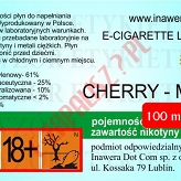 CHERRY-MINT 18mg/ml poj. 100ml DUETY INAWERA LIQUID