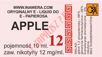 APPLE 12mg/ml poj. 10ml BAYCA LIQUID