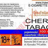 CHERRY TABAC 24mg/ml poj. 100ml LIQUID INAWERA