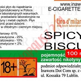 SPICY BISCUIT 18mg/ml poj. 100ml LIQUID INAWERA