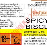 SPICY BISCUIT  6mg/ml poj. 10ml LIQUID INAWERA