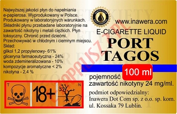 PORT TAGOS 24mg/ml poj. 100ml INAWERA LIQUID