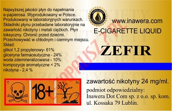 ZEFIR 24mg/ml poj. 10ml INAWERA LIQUID