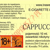 CAPPUCCINO  6mg/ml poj. 10ml BAYCA LIQUID