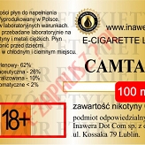 CAMTAST  poj. 100ml LIQUID INAWERA bez nikotyny