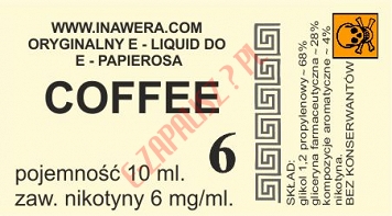 COFFEE  6mg/ml poj. 10ml BAYCA LIQUID