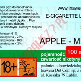 APPLE-MINT 18mg/ml poj. 100ml DUETY INAWERA LIQUID