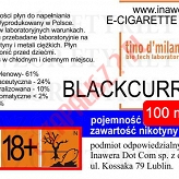 BLACKCURRANT 24mg/ml poj. 100ml LIQUID INAWERA