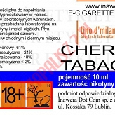 CHERRY TABAC 24mg/ml poj. 10ml LIQUID INAWERA