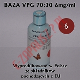 BAZA VPG 70:30 6mg/ml - 100ml baza bez dodatku wody