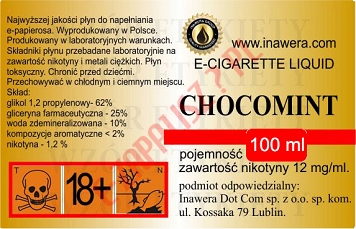 CHOCOMINT 12mg/ml poj. 100ml INAWERA LIQUID