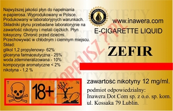 ZEFIR 12mg/ml poj. 10ml INAWERA LIQUID