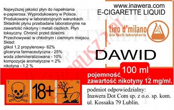 DAWID 12mg/ml poj. 100ml LIQUID INAWERA